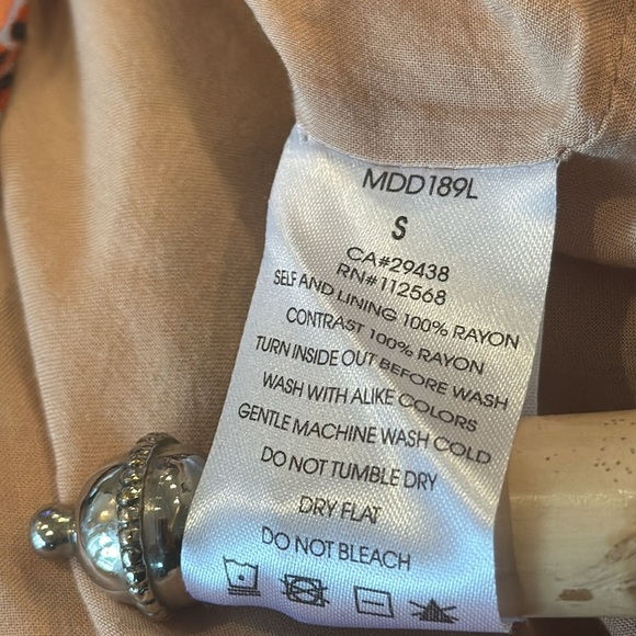 Miss Me Multiclored Paisley Print Boho Dress Size Small - Picture 12 of 14